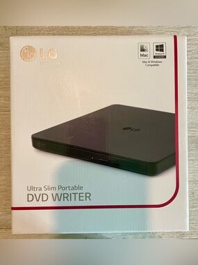 NWOT LG Ultra Slim Portable DVD Writer